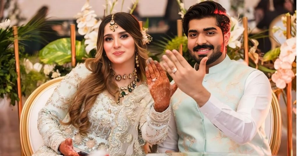 Alishba Anjum with her husband Affan Malik